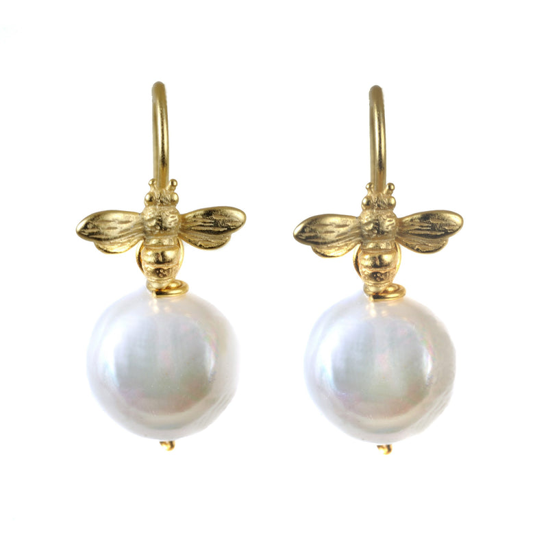 Bee Pearl Earring