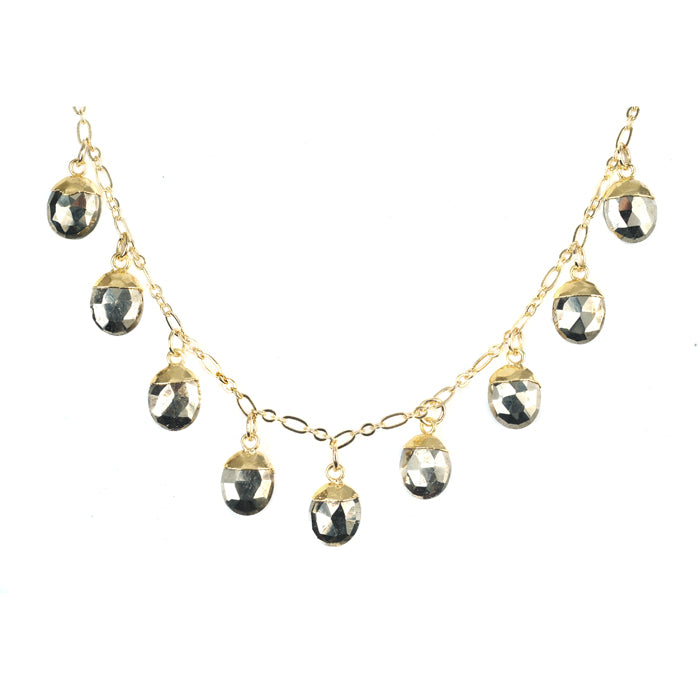 Kyle Necklace - (10 Gemstone Options)