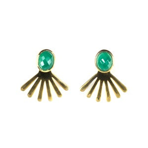 Rae Ear Jacket Earring - (9 Gemstone Options)