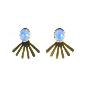 Rae Ear Jacket Earring - (9 Gemstone Options)