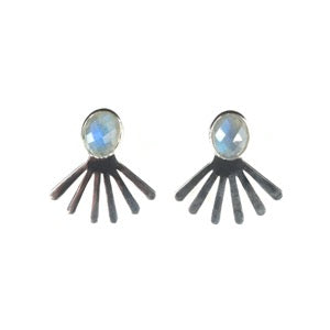 Rae Ear Jacket Earring - (9 Gemstone Options)