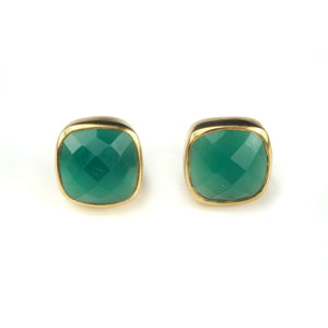 Mallorca Stud Earring - ( 11 Gemstone Options)