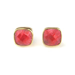 Mallorca Stud Earring - ( 11 Gemstone Options)