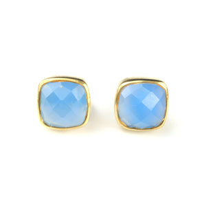 Mallorca Stud Earring - ( 11 Gemstone Options)