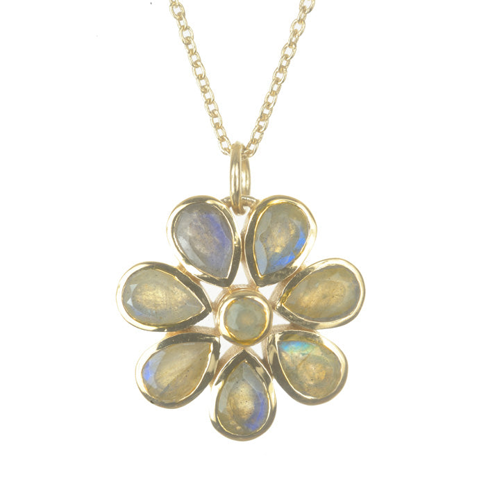 Diana Pendant Necklace - (13 Gemstone Options)