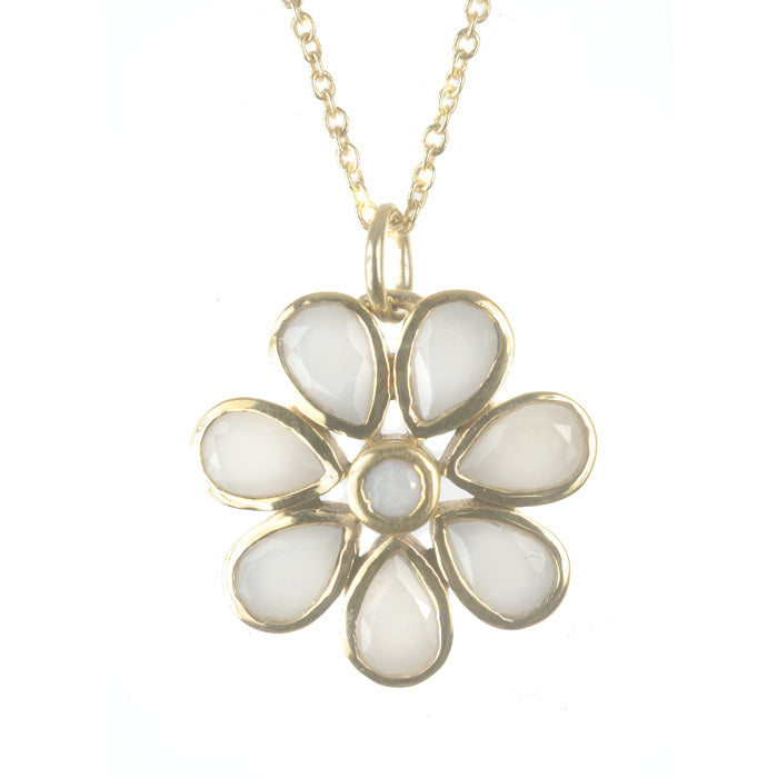 Diana Pendant Necklace - (13 Gemstone Options)