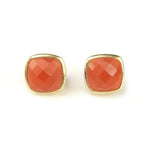 Mallorca Stud Earring - ( 11 Gemstone Options)