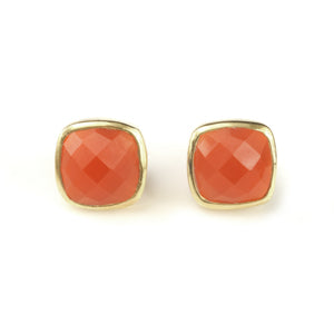 Mallorca Stud Earring - ( 11 Gemstone Options)