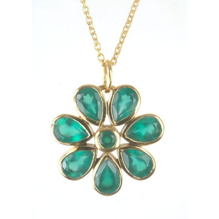Diana Pendant Necklace - (13 Gemstone Options)