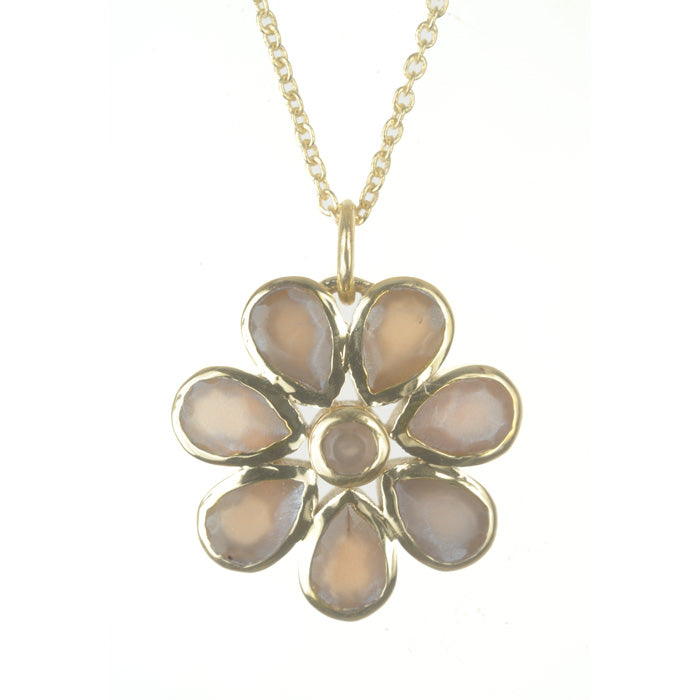 Diana Pendant Necklace - (13 Gemstone Options)