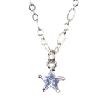 Tiny Shining Star Pendant Necklace - (2 Metal Options)