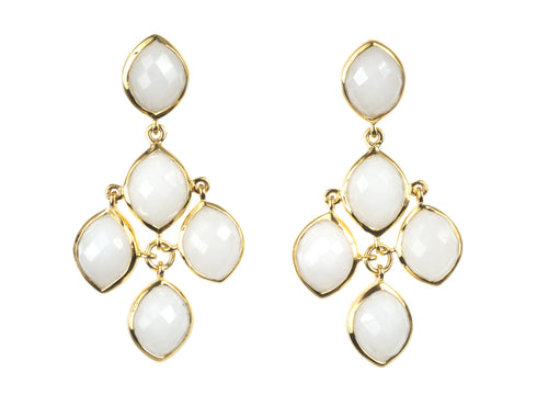 Katya Earring - (10 Gemstone Options)