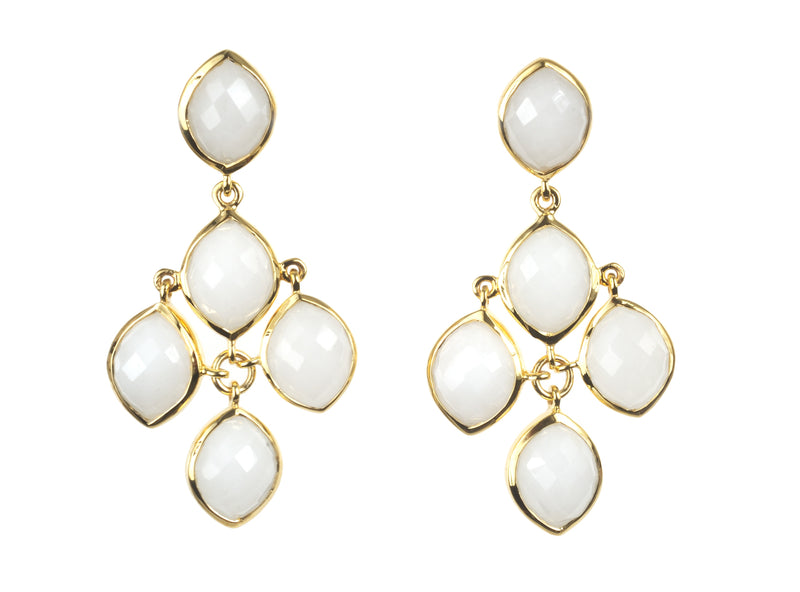 Katya Earring - (10 Gemstone Options)
