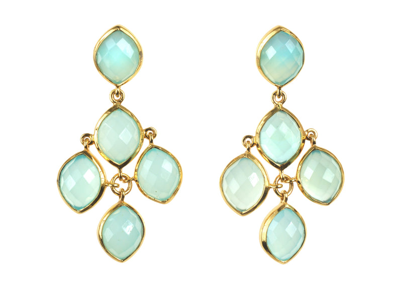 Katya Earring - (10 Gemstone Options)