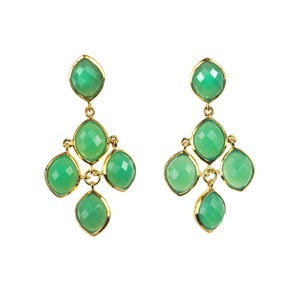 Katya Earring - (10 Gemstone Options)