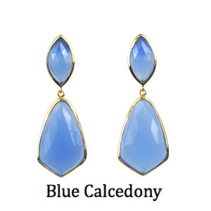 Elissa Earring - (9 Stone Options)