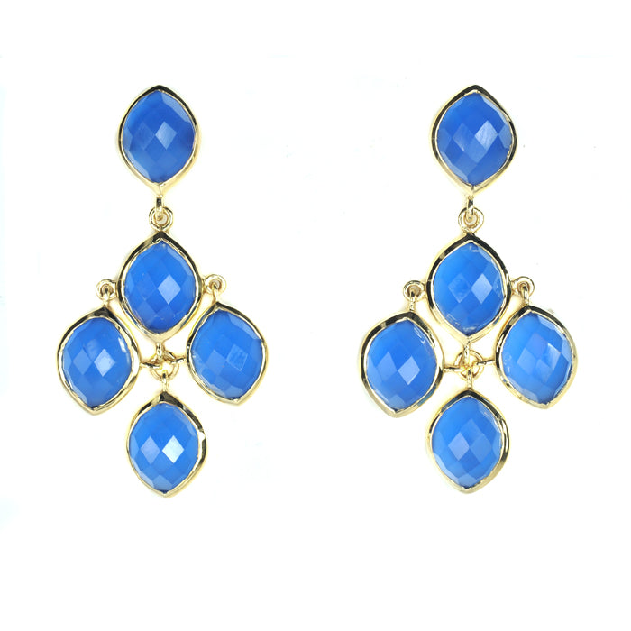 Katya Earring - (10 Gemstone Options)