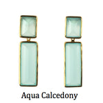 Sasha Earring - (9 Gemstone Options)