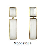 Sasha Earring - (9 Gemstone Options)