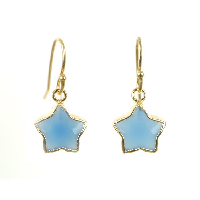 Star Bright Earring - (5 Gemstone Options)
