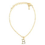 Extra Letter for Alphabet Initial Bracelet - (26 Gold Letters)