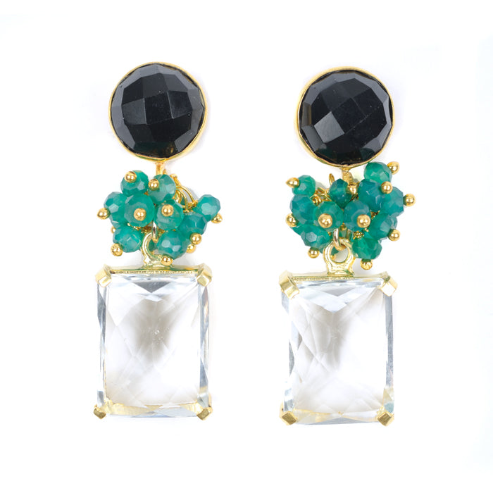 Alden Earring - 12 Gemstone Options