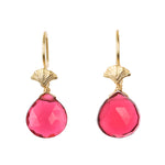 Shell Earring - (6 Gemstone Options)