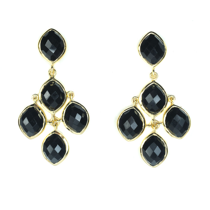 Katya Earring - (10 Gemstone Options)