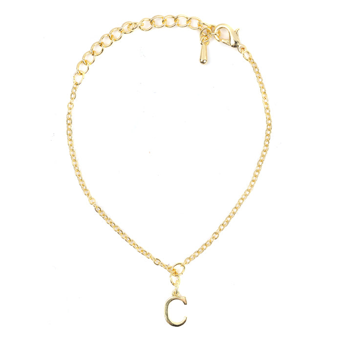 Extra Letter for Alphabet Initial Bracelet - (26 Gold Letters)