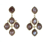 Katya Earring - (10 Gemstone Options)