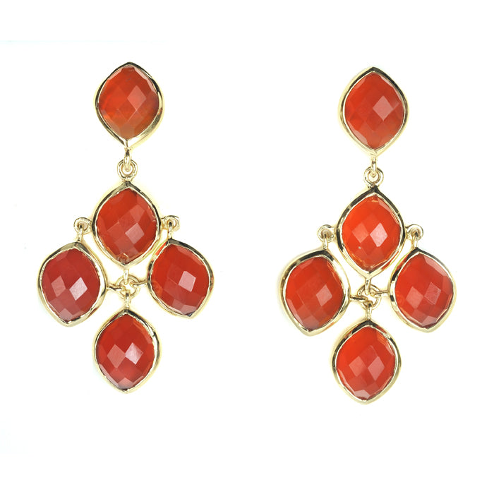 Katya Earring - (10 Gemstone Options)