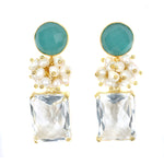 Alden Earring - 12 Gemstone Options
