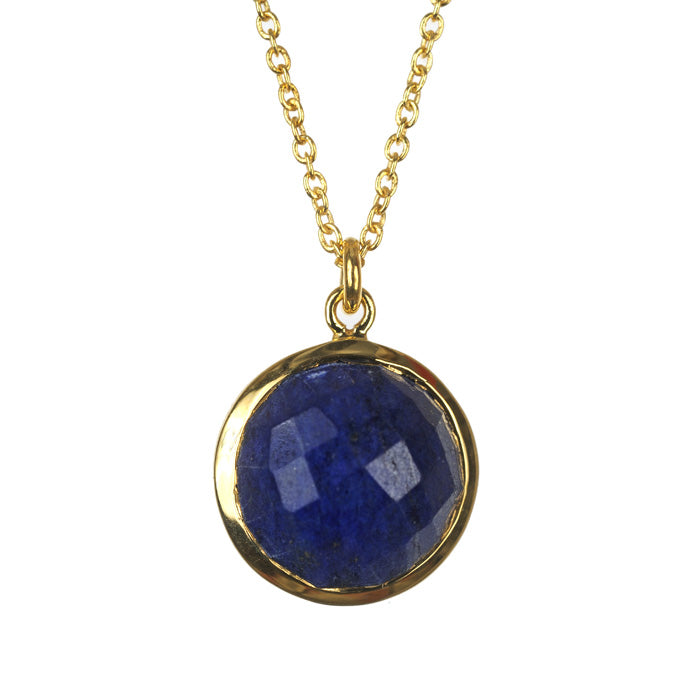 Amalfi Pendant Necklace - (12 Gemstone Options)