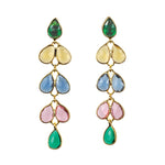 Mia Gold Earring - 11 Gemstone Options