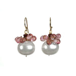Delray Pearl Earring - 11 Gemstone Options
