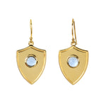 Protective Shield Earring - (12 Birthstone Options)