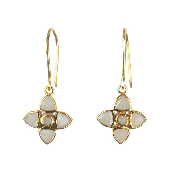 Magnolia Earring - 10 Gemstone Options