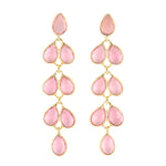 Mia Gold Earring - 11 Gemstone Options