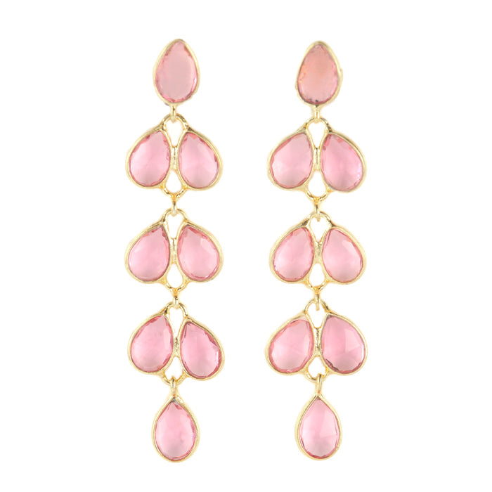 Mia Gold Earring - 11 Gemstone Options