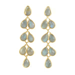 Mia Gold Earring - 11 Gemstone Options