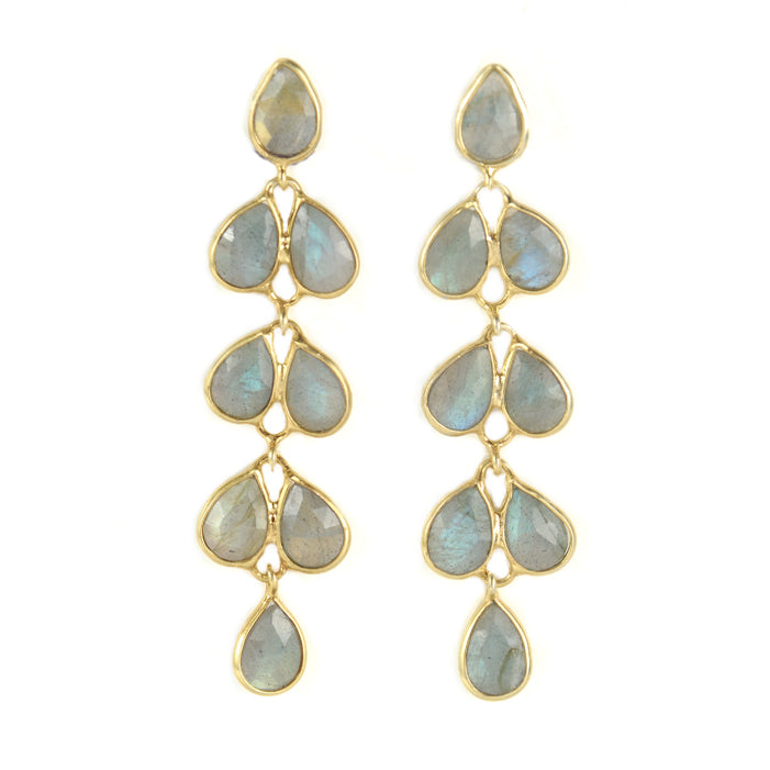 Mia Gold Earring - 11 Gemstone Options