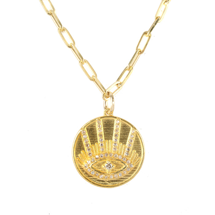 Goldeneye Diamond Pendant Necklace