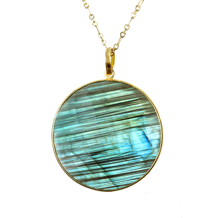 Malina Labradorite Pendant Necklace