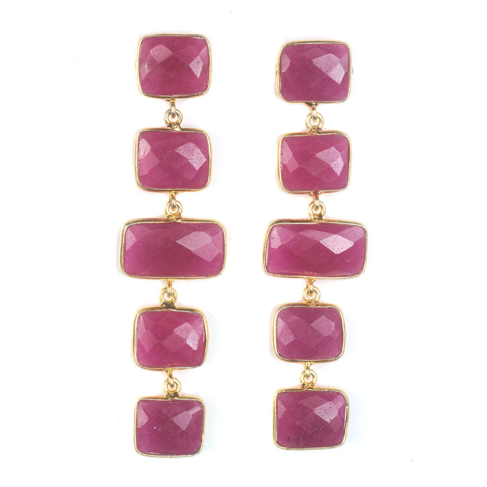 Cyprus Earring - (6 Gemstone Options)