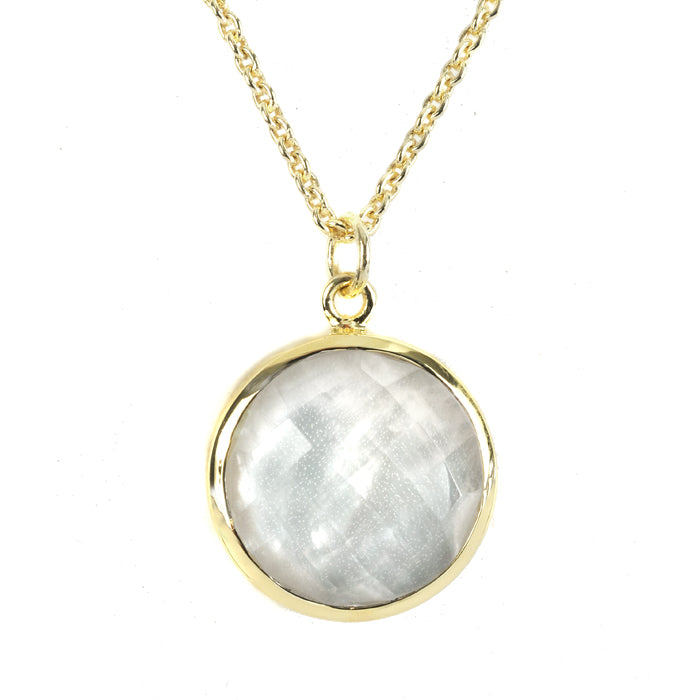 Amalfi Mother-of-Pearl Pendant Necklace