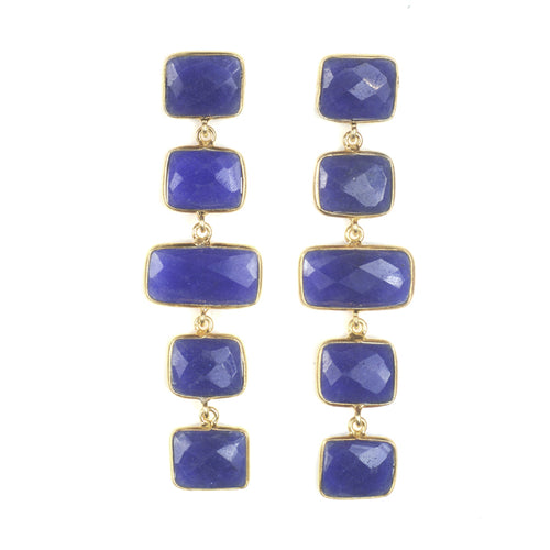 Cyprus Earring - (6 Gemstone Options)