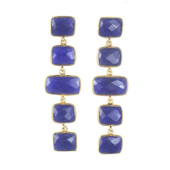 Cyprus Earring - (6 Gemstone Options)