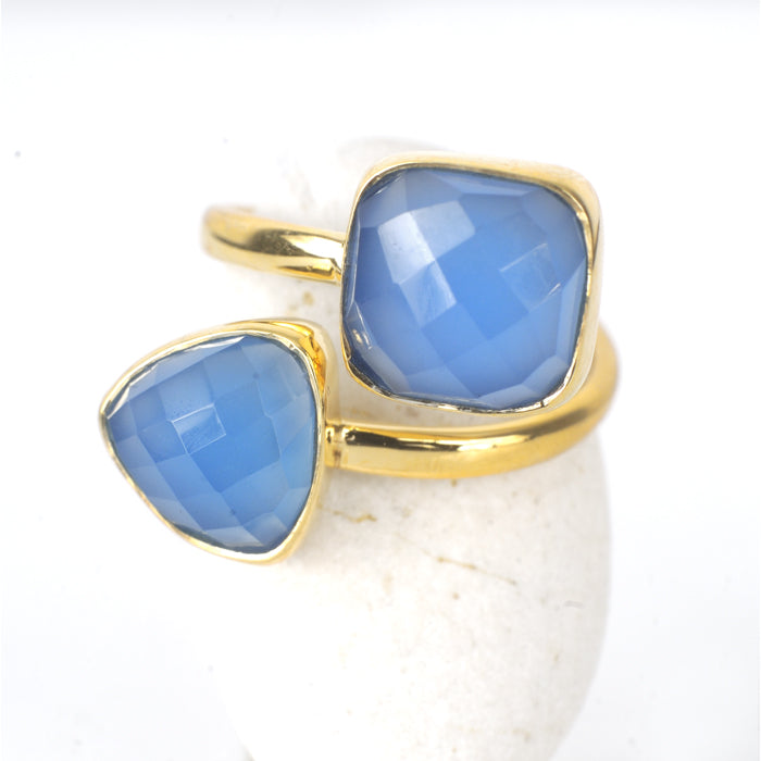 Pomona Wrap Ring - (10 Gemstone Options)