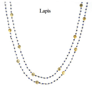 Alexandra Necklace - (11 Gemstone Options)