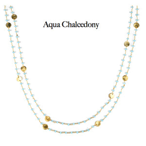 Alexandra Necklace - (11 Gemstone Options)